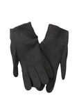 North Sails Charcoal Cashmere Wool Gloves - Made In Italy