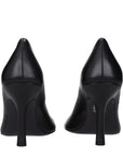 Burberry Black Leather High Heel Pumps