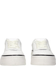 Jil Sander Leather Platform Sneakers - White