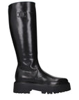 Celine Black Leather Knee-High Boots