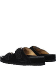Isabel Marant Black Leather Buckle Sandals