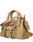 Chloé Beige Leather Satchel Handbag