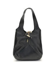 Chloé Black Leather Hobo Shoulder Bag