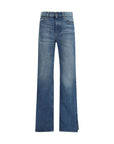 Chloé Medium Wash Straight Leg Denim Jeans