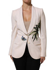 Dolce & Gabbana Embroidered Single-Breasted Blazer