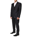 Dolce & Gabbana Martini Blazer & Pants 3-Piece Suit - Black