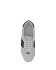Gucci Leather Low Top Lace-Up Sneakers