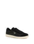 Prada Black Leather Low Top Sneakers