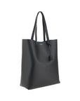 Saint Laurent Black Leather Shopper Tote Bag