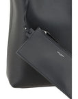 Saint Laurent Black Leather Shopper Tote Bag