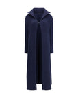 Balenciaga Navy Shawl-Collar Cardigan