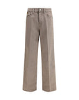 Jacob Cohen Grace Wide Leg Fit Jeans - Taupe Brown