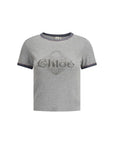 Chloé Logo Cotton T-shirt