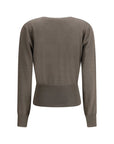 Fendi Cashmere-Silk V-Neck Sweater
