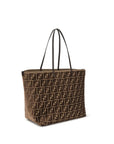 Fendi FF Monogram Canvas Tote Bag