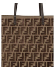 Fendi FF Monogram Canvas Tote Bag