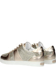 Jimmy Choo Terio Champagne Gold Leather Sneakers