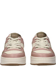 Jimmy Choo Florent Pink Leather Low Top Sneakers