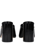Jimmy Choo Black Leather Skyla Mules