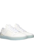 Jimmy Choo Florent White Leather Low Tops