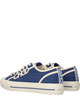 Jimmy Choo Fenix Blue Low Top Sneakers