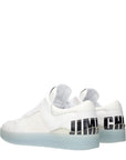 Jimmy Choo Florent White Leather Low Tops