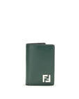 Fendi FF Monogram Leather Card Holder
