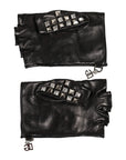 Dolce & Gabbana Embellished & Studded Fingerless Gloves - Black