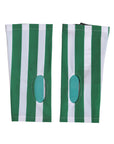 Dolce & Gabbana Striped Wrist Length Gloves - Green & White