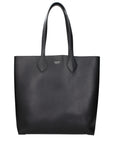 Salvatore Ferragamo Black Leather Tote & Shoulder Bag