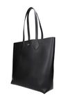 Salvatore Ferragamo Black Leather Tote & Shoulder Bag