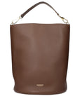 Burberry Brown Leather Bucket Handbag