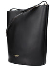 Burberry Black Leather Bucket Handbag