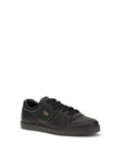 Prada Black Leather Low Top Sneakers