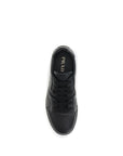Prada Black Leather Low Top Sneakers