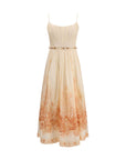 Zimmermann Floral Wanderlust Corset Midi Dress