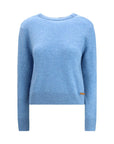 Marni Open Back Cashmere Sweater - Cerulean Blue