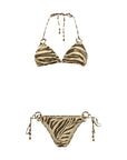 Zimmermann Wanderlust Zebra Two-Piece Bikini