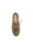 Miu Miu Suede Leather Boat Shoes