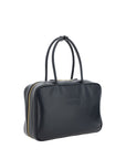 Miu Miu Black Leather Bowling Bag