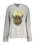 Cavalli Class Leopard Sweatshirt - Gray/Grey