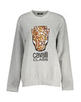 Cavalli Class Cotton Sweatshirt - Gray/Grey