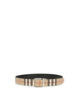 Burberry Checkered Leather Belt