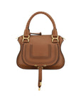 Chloé Top Handle Leather Marcie Saddle Shoulder Bag