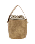 Chloé Woody Raffia Bucket Shoulder Bag