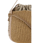 Chloé Woody Raffia Bucket Shoulder Bag