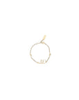 Chloé Brass Link Chain Pendant Bracelet - Gold