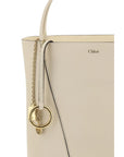 Chloé Spin Medium Cream Leather Tote & Shoulder Bag