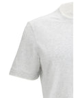 Brunello Cucinelli Light Marle Gray/Grey Cotton T-Shirt