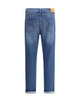 Brunello Cucinelli Light Wash Straight-Leg Jeans